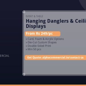 Hanging Danglers & Ceiling Displays