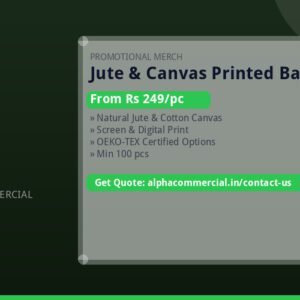 Jute & Canvas Printed Bags