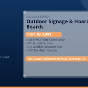 Outdoor Signage & Hoarding Boards