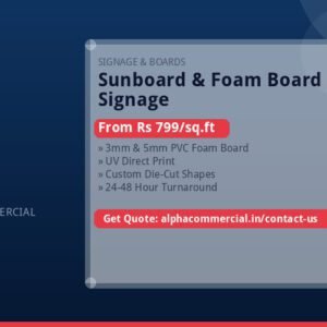 Sunboard & Foam Board Signage