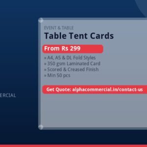 Table Tent Cards