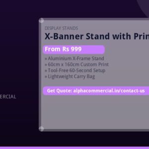 X-Banner Stand with Print